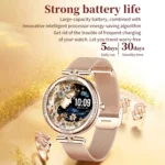 NX17 Pro 1.19 inch AMOLED Screen Silicone Strap Smart Watch, Support Health Monitoring / Bluetooth Call - Image 11