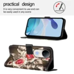 Colored Drawing Pattern Plain Weave Leather Phone Case, For vivo S20, For vivo S20 Pro - Image 4