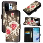 Colored Drawing Pattern Plain Weave Leather Phone Case, For vivo S30 Pro mini, For vivo S30