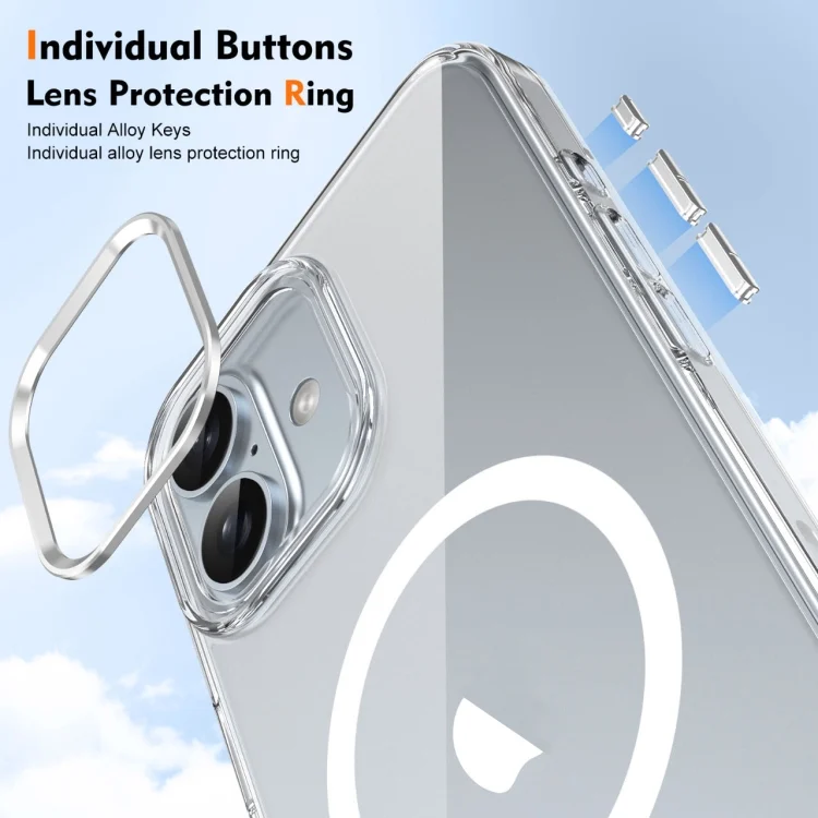 EDA006910613A_2.webp Ice Feel HD Transparent MagSafe PC Full Coverage Phone Case, For iPhone 16, For iPhone 15 Pro Max, For iPhone 15 Pro - Image 3