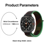 Plastic Connector Nylon Loop Watch Band - Image 3