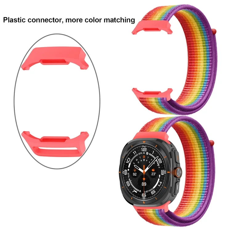 EDA0069179_B3.webp Plastic Connector Nylon Loop Watch Band - Image 4