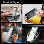 Holder Hand Strap MagSafe Transparent Phone Case, For iPhone 15 Plus, For iPhone 15, For iPhone 14, For iPhone 13 - Image 6