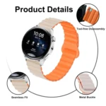 Solid Color Magnetic Silicone Watch Band - Image 3