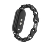 Fashion Hollow Metal Leather Chain Watch Band - Image 6