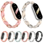 Fashion Hollow Metal Leather Chain Watch Band - Image 2