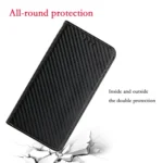 Carbon Fiber Texture Magnetic Flip Leather Phone Case, For Redmi Note 14 Pro 5G, For Redmi 14C 4G, For Redmi 13 4G - Image 6