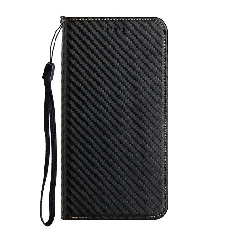 EDA006929207A_1.webp Carbon Fiber Texture Magnetic Flip Leather Phone Case, For Redmi Note 14 Pro 4G, For Redmi Note 14 4G 163.25mm, For Redmi A4 5G, For Redmi Note 14 5G - Image 2