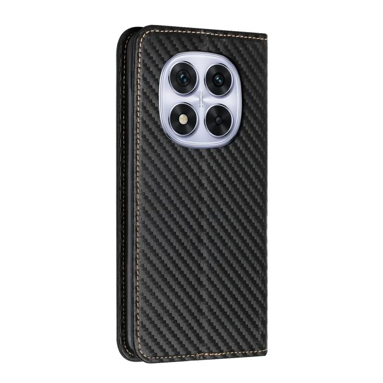 EDA006929207A_2.webp Carbon Fiber Texture Magnetic Flip Leather Phone Case, For Redmi Note 14 Pro 4G, For Redmi Note 14 4G 163.25mm, For Redmi A4 5G, For Redmi Note 14 5G - Image 3