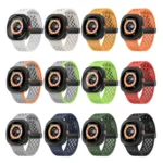 Hole Style Plastic Connector Magnetic Folding Buckle Silicone Watch Band - Image 5