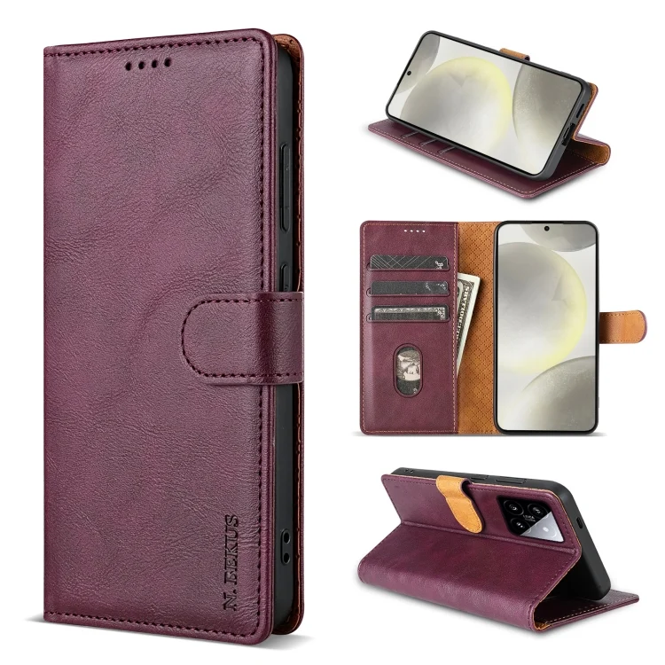 N.BEKUS CSJ-P1 Solid Color Leather Phone Case, For Xiaomi 13 Pro, For Xiaomi 13, For Xiaomi 12T / 12T Pro, For Xiaomi 11T / 11T Pro