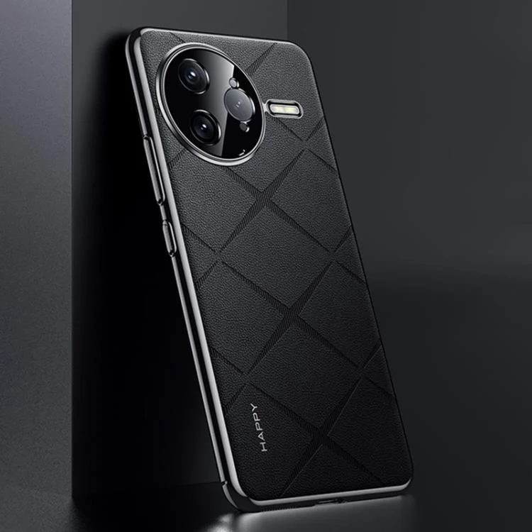 Plain Leather PC Phone Case, For Redmi K80 Pro, For Redmi K80, For Redmi K70 Ultra, For Redmi K70 / K70 Pro