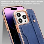 VIETAO Card Slot Wristband Phone Case with Lanyard, For iPhone 16 Pro Max, For iPhone 16 Pro, For iPhone 16 Plus, For iPhone 16 - Image 5
