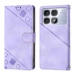 Skin-feel Embossed Leather Phone Case, For Redmi K70 Ultra 5G Global, For Redmi 13 4G - Image 3