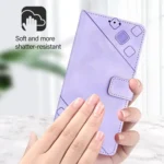 Skin-feel Embossed Leather Phone Case, For Redmi K70 Ultra 5G Global, For Redmi 13 4G - Image 4