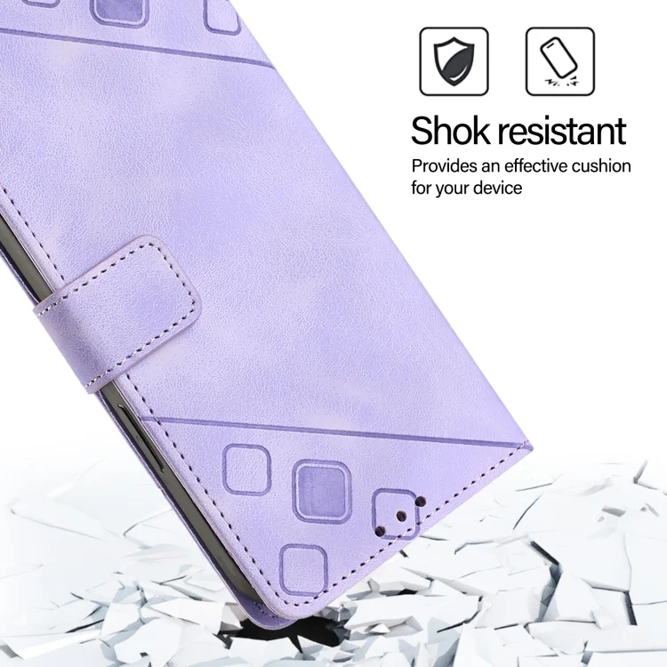 EDA006939501A_5.webp Skin-feel Embossed Leather Phone Case, For Redmi K70 Ultra 5G Global, For Redmi 13 4G - Image 6