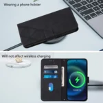 Crossbody 3D Embossed Flip Leather Phone Case, For OnePlus Ace 5 Pro / Ace 5 / 13R, For OnePlus Nord 4 5G, For OnePlus Nord CE4 Lite - Image 7