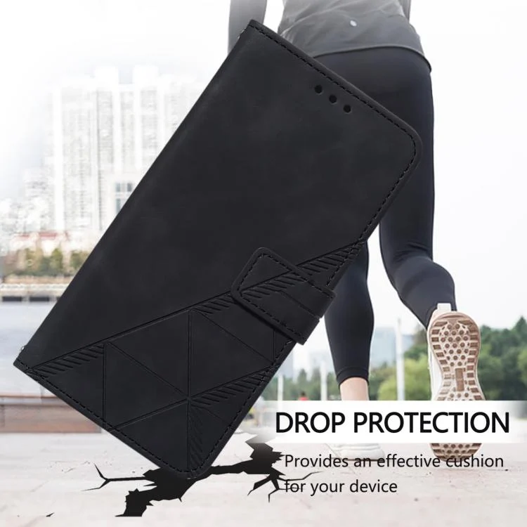 EDA006943209A_4.webp Crossbody 3D Embossed Flip Leather Phone Case, For Redmi Note 14 4G EU 164.84mm, For Redmi Note 14 Pro 5G Global, For Redmi Turbo 4 - Image 5