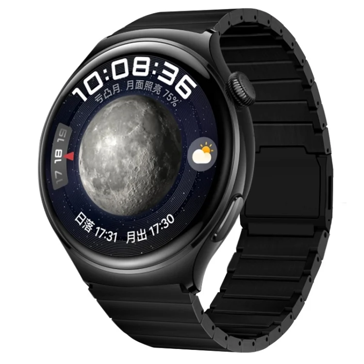 One-bead Bamboo Magnetic Buckle Pure Titanium Watch Band