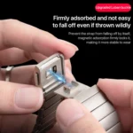 One-bead Bamboo Magnetic Buckle Pure Titanium Watch Band - Image 3