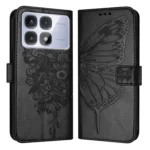Embossed Butterfly Leather Phone Case, For Redmi K70 Ultra 5G Global, For Redmi 13 4G - Image 3