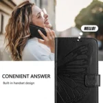 Embossed Butterfly Leather Phone Case, For Redmi Note 14 4G EU 164.84mm, For Redmi Note 14 Pro 5G Global - Image 6