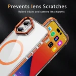 Rainbow Series Transparent MagSafe Lens Holder Phone Case, For iPhone 16, For iPhone 15 Pro Max, For iPhone 15 Pro - Image 4