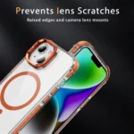 Rainbow Series Transparent MagSafe Lens Holder Phone Case, For iPhone 15 Plus, For iPhone 14 Plus, For iPhone 14 Pro - Image 4