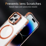 Rainbow Series Transparent MagSafe Lens Holder Phone Case, For iPhone 14 Pro Max, For iPhone 12 Pro Max, For iPhone 12 Pro - Image 4