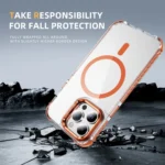 Rainbow Series Transparent MagSafe Lens Holder Phone Case, For iPhone 14 Pro Max, For iPhone 12 Pro Max, For iPhone 12 Pro - Image 7