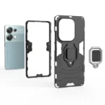 Shockproof PC + TPU Holder Phone Case, For Redmi Note 14S 4G, For Redmi K80 Pro / Poco F7 Ultra, For Redmi K80 / Poco F7 Pro, For Redmi Note 14 Pro 4G Global, For Redmi Note 14 4G 163.25mm... - Image 4