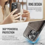 DG.MING K1 MagSafe Detachable Wallet RFID Back Cover Phone Case, For iPhone 15, For iPhone 14 Plus, For iPhone 14, For iPhone 14 Pro - Image 7