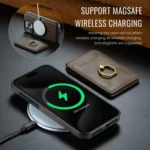 DG.MING K1 MagSafe Detachable Wallet RFID Back Cover Phone Case, For iPhone 14 Pro Max, For iPhone 13 Pro Max, For iPhone 13 Pro, For iPhone 13 - Image 4