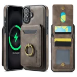 DG.MING K1 MagSafe Detachable Wallet RFID Back Cover Phone Case, For iPhone 16, For iPhone 15 Pro Max, For iPhone 15 Pro, For iPhone 15 Plus