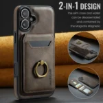 DG.MING K1 MagSafe Detachable Wallet RFID Back Cover Phone Case, For iPhone 16, For iPhone 15 Pro Max, For iPhone 15 Pro, For iPhone 15 Plus - Image 2