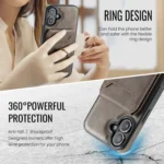 DG.MING K1 MagSafe Detachable Wallet RFID Back Cover Phone Case, For iPhone 16, For iPhone 15 Pro Max, For iPhone 15 Pro, For iPhone 15 Plus - Image 7