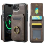 DG.MING K1 MagSafe Detachable Wallet RFID Back Cover Phone Case, For iPhone 16e, For iPhone 16 Pro Max, For iPhone 16 Pro, For iPhone 16 Plus