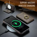 DG.MING K1 MagSafe Detachable Wallet RFID Back Cover Phone Case, For iPhone 16e, For iPhone 16 Pro Max, For iPhone 16 Pro, For iPhone 16 Plus - Image 8