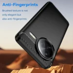 Brushed Texture Carbon Fiber TPU Phone Case, For Redmi K80 Pro, For Redmi K80, For Redmi Note 14 Pro 4G, For Redmi K70 Ultra - Image 3