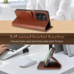 AZNS Sheepskin Texture Flip Leather Phone Case, For Redmi 15C 4G EU / 15C 5G 173.1mm, For Redmi K80 Ultra, For Redmi Turbo 4 Pro, For Redmi Turbo 4 / Xiaomi Poco X7 Pro, For Redmi K80 Pro... - Image 7