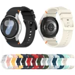 Official Solid Color Stitched Silicone Watch Band - Image 2