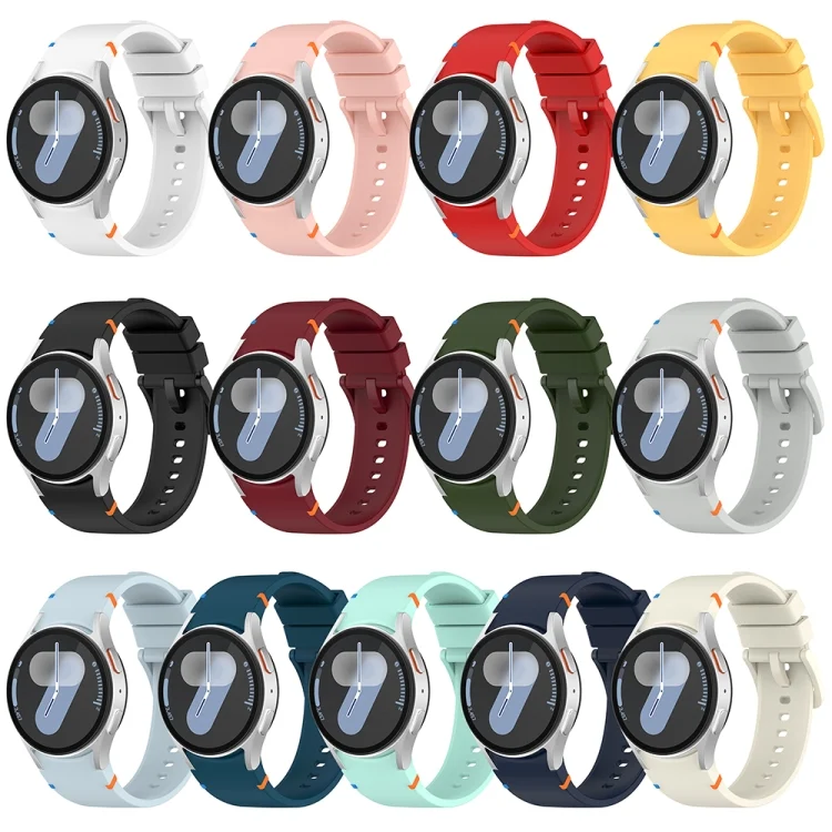EDA0069562_B2.webp Official Solid Color Stitched Silicone Watch Band - Image 3