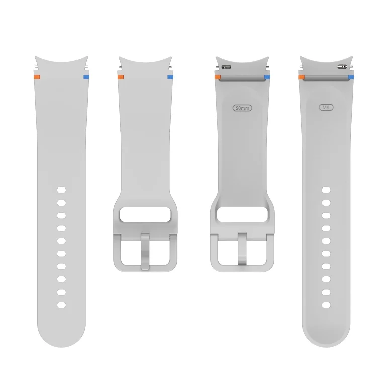 EDA006963001A_4.webp Glossy Stitched Silicone Watch Band - Image 8