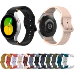 Glossy Stitched Silicone Watch Band - Image 2