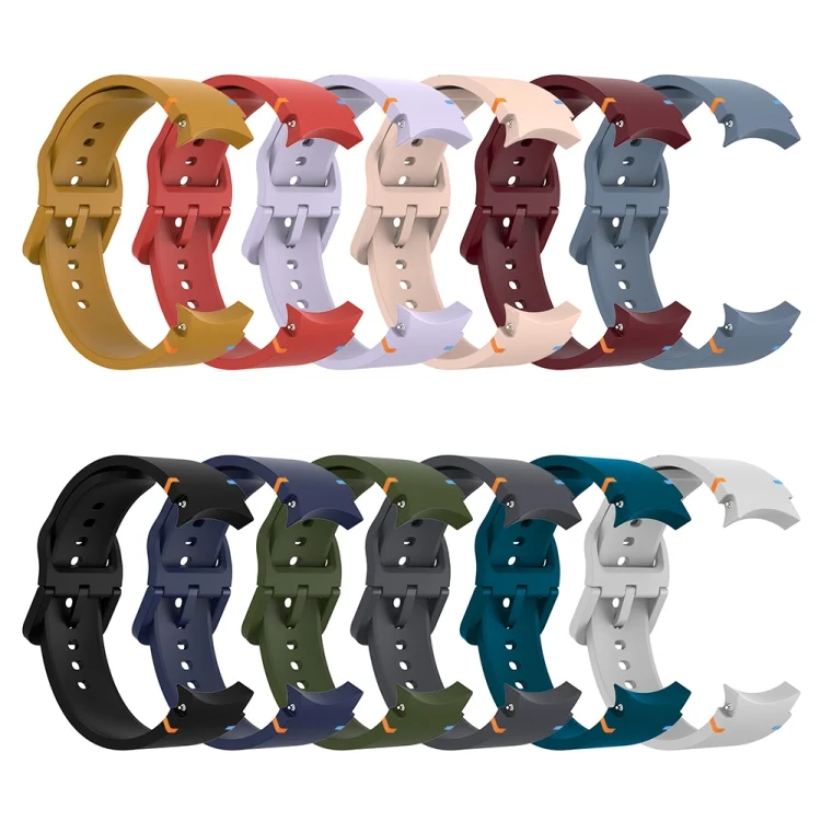 EDA0069630_B3.webp Glossy Stitched Silicone Watch Band - Image 4