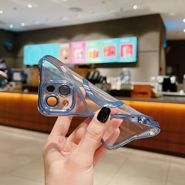 EDA0069683_B3.webp Electroplating Pure Color Glitter Powder MagSafe Phone Case, For iPhone 11 Pro - Image 4