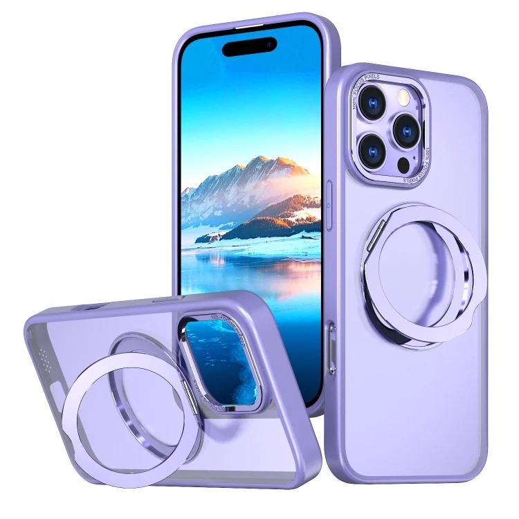 Wing Series MagSafe Magnetic Ring Holder Phone Case, For iPhone 16 Pro Max, For iPhone 16 Pro