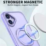 Wing Series MagSafe Magnetic Ring Holder Phone Case, For iPhone 16 Plus, For iPhone 16 - Image 2