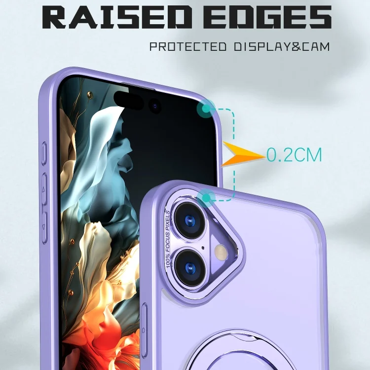EDA006971603A_4.webp Wing Series MagSafe Magnetic Ring Holder Phone Case, For iPhone 16 Plus, For iPhone 16 - Image 5