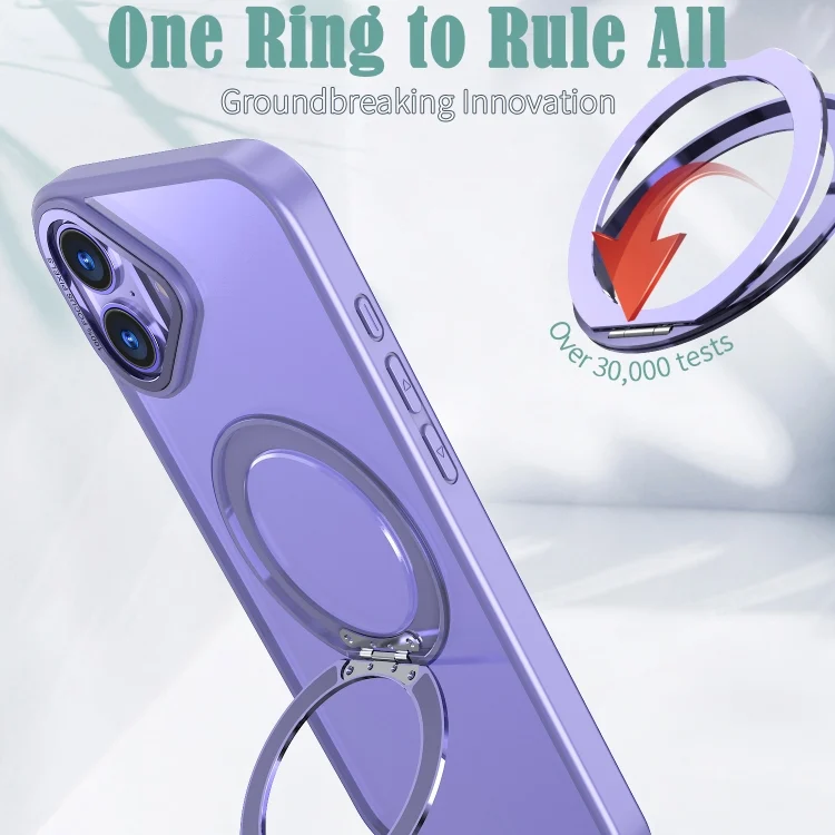 EDA006971603A_5.webp Wing Series MagSafe Magnetic Ring Holder Phone Case, For iPhone 16 Plus, For iPhone 16 - Image 6